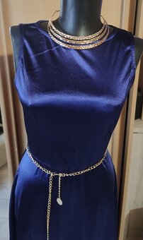 elegantné modré S - 6