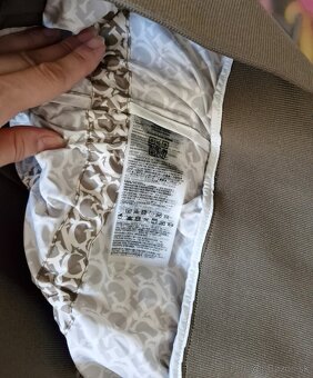 NOVE Guess fialova siva a hneda logovana bunda - 6
