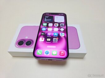 APPLE IPHONE 16 PINK 128GB ,BATERKA 100%,ZÁRUKA - 6