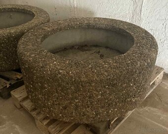 Betónový kvetináč - 6