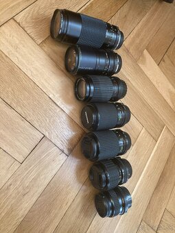 Minolta X700 + objektívy + filtre - 6