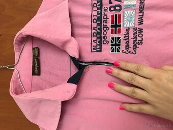 NAPAPIJRI originál baby pink damske tricko S - 6
