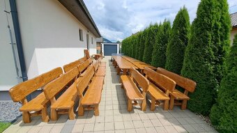 Predám krásne záhradné sedenie z masívu - 6