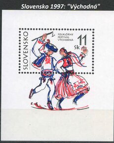 Poštové známky, filatelia: Slovensko, aršíky CC - 6