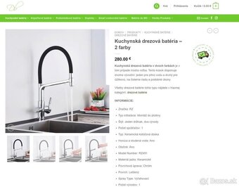 Luxusná 3in1 kuchynská batéria GRANITAN – úplne nová - 6