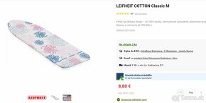 LEIFHEIT zehliaca doska so zasuvkou, drziak na kabel - 6