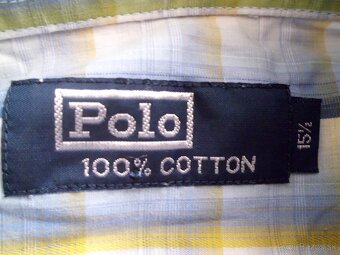 Ralph Lauren pánska košeľa kocka M-L - 6