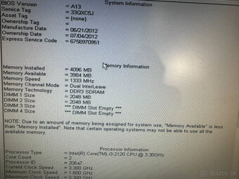 Predám počítač Dell 790 na diely alebo renováciu. - 6