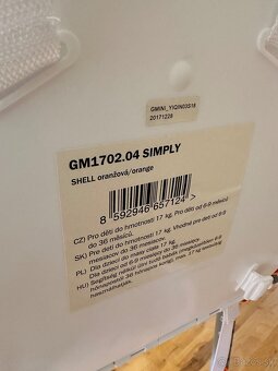 Jedálenská stolička Simply Shell - 6