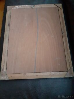 Stará výšivka, vyšívaný obraz - 6