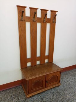Rustikální nábytek, předsíň, botník, komoda, věšák - 6