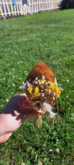 🌾Mala kytička žltá slamienka, zajačí chvost a lúčne kvety - 6