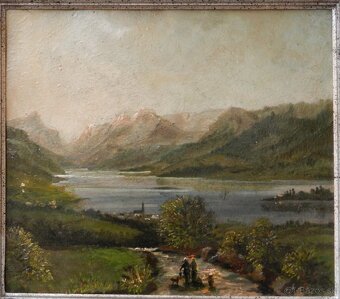 Zbierka obrazov romantické krajiny - 6