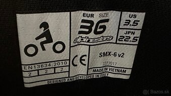 vysoké čižmy na moto Alpinestars S-MX 6 - 6