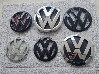 Farebné a chrómové znaky / emblémy / logo na VOLKSWAGEN - 6