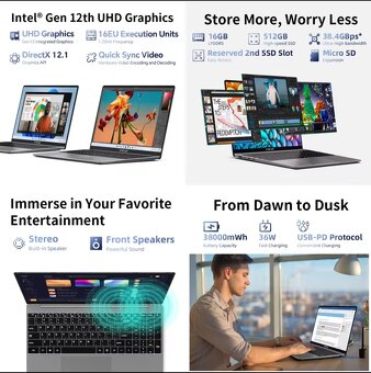 Predám Notebook Teclast F16 Pro - 6