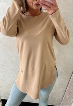 Damska talianska tunika beige - 6