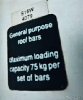 stresne nosice priecniky WHISPBAR S16 s montaznou sadou K325 - 6