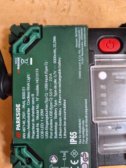 PARKSIDE Aku pracovný reflektor PAAL 6000 D1 - 6