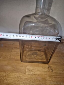 Baroková sklenená fľaša - 6