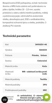 Pracovná obuv Giasco Aruba S3 - 6