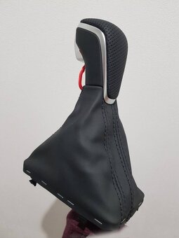 Kožená radiaca páka AUDI A6 A7 - perforovaná / hladká - 6