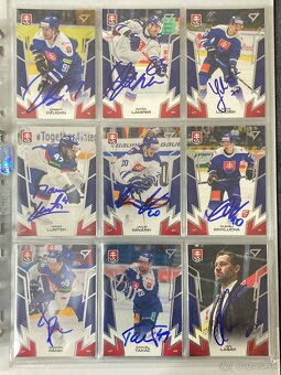 Hokejové Slovensko - Autogramy - 6