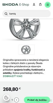 Predám hlinikove disky Mytikas R18 - 6