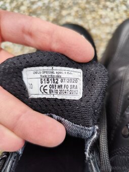 BOSP Policajne kozene poltopanky, Goretex, velkost 45 (30) - 6