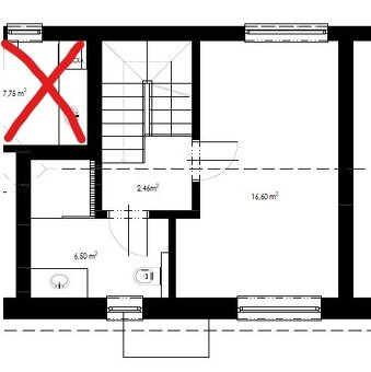 2izbový mezonetový byt s možnosťou prikúpenia záhrady - 6