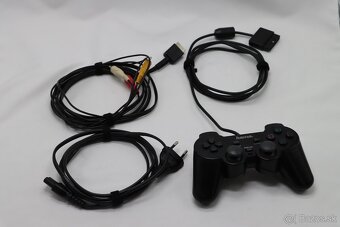 PS2 Slim 90004 + Hama ovládač, káble, OK - 6
