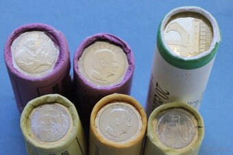 Obehové euromince 2euro v UNC - 6