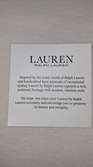 tmavomodrá kabelka ralph lauren - nová - 6