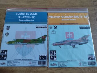 Plastikové modely 1:72 obtlačky - 6