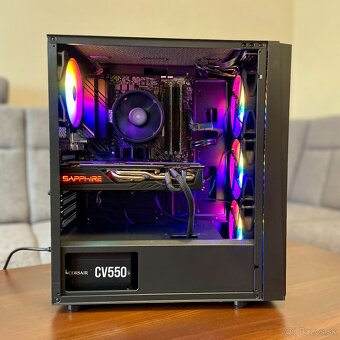 Gaming PC - R5 5500,RX 5700 XT 8GB,16GB RAM,512GB NVMe - 6