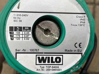 Predám obehove cerpadlo WILO Typ: TOP-S40/4 - 6