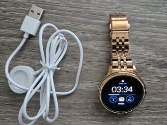 Dámske inteligentné hodinky Fossil FTW6073 Gen 5E 42 mm Ros - 6