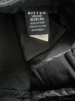 Štýlové roztrhané džínsy - RITTER - 6