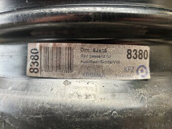 Plechove disky 5x100 R15 - 6