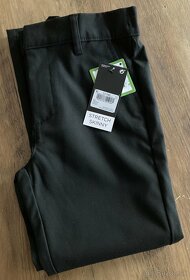 NEXT - čierne formálne nohavice rovného strihu plus biela el - 6