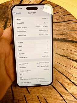 iPhone 14 pro Max 256 bateria 88% originál top stav - 6