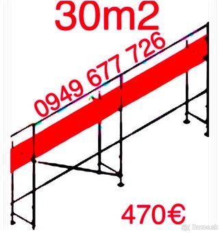 Predám stavebné lešenie, fasádne lešenie pozink - 6