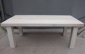 Stôl jedálenský – 75 x 200 x 101 cm ( v + d + š ). - 6