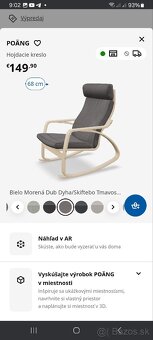 Hojdacie, hupacie Ikea kreslo - 6