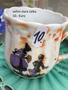 Stará ľudová keramika tanire džbány hrnčeky - 6