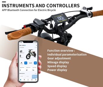 🚨 Predám nový elektrický moped elektrobicykel Onesport W66 - 6