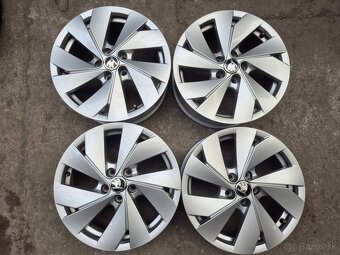 5x100 r16 ET35 x 6J elektróny originál VOLKSWAGEN + ŠKODA - 6