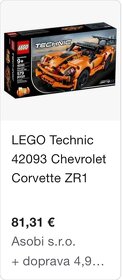 - - - LEGO Technic - Chevrolet Corvette ZR1 (42093) - - - - 6