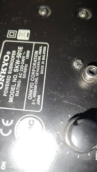 Predám Onkyo Subwoofer - 6
