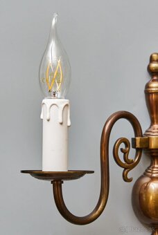 Párové vlámské apliky – nástěnné lampy - 6